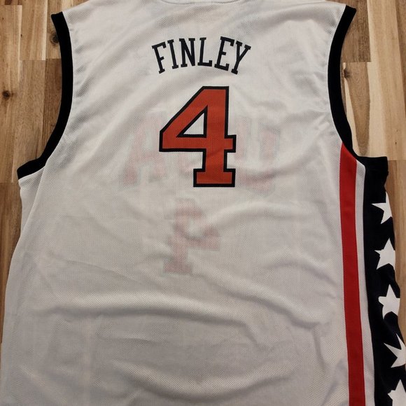 *RARE* USA Basketball -  2002 Michael Finley Jersey - Reebok Replica - Size 2XL - Picture 2 of 4